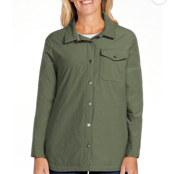 Time and Tru Women's Snap Front Shacket, Sizes S (4-6) - Picture 4 of 4